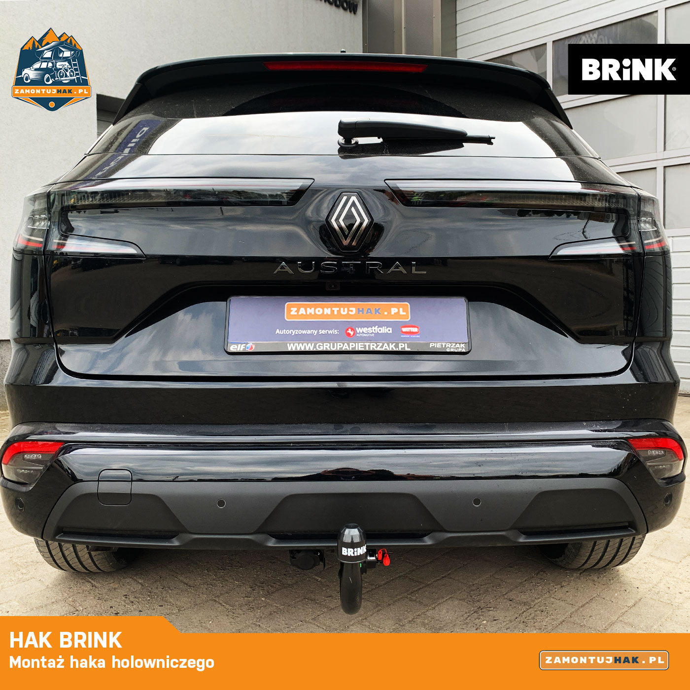 montaż haka brink Renault Austral